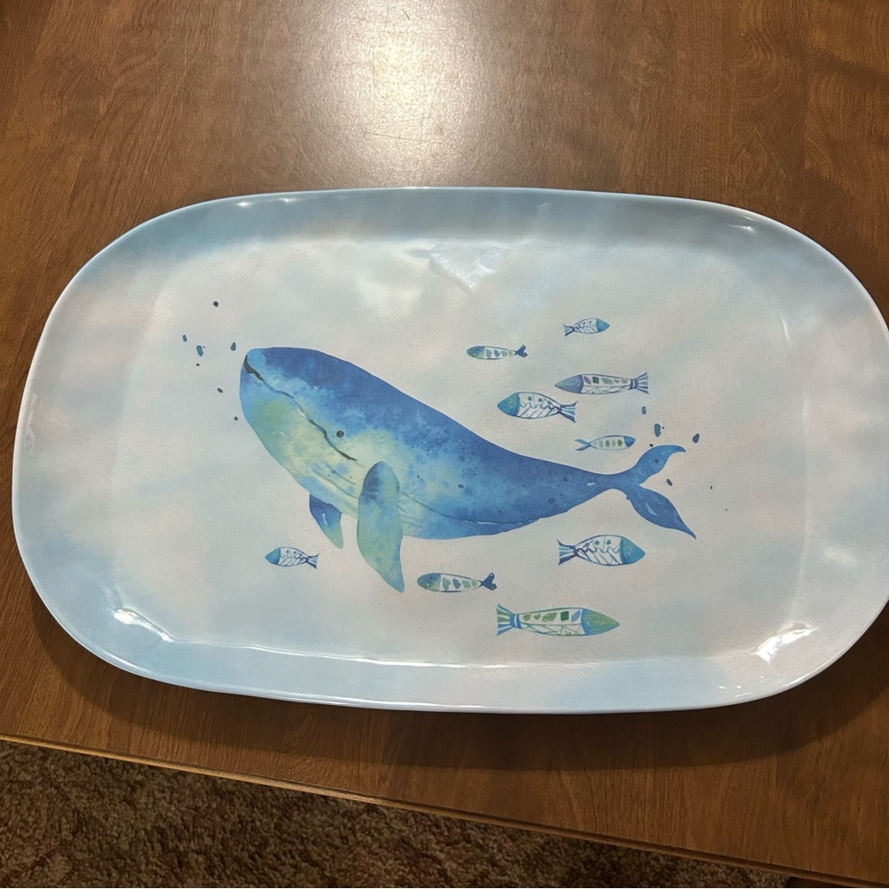 Blue Whale Serving Tray